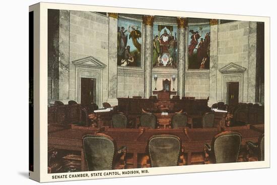 Senate Chamber, State Capitol, Madison, Wisconsin-null-Stretched Canvas