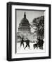 Senate Page Snowball Fight, c.1909-1932-Science Source-Framed Giclee Print