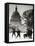 Senate Page Snowball Fight, c.1909-1932-Science Source-Framed Stretched Canvas