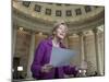 Senate Warren Breaking Rules-null-Mounted Photographic Print