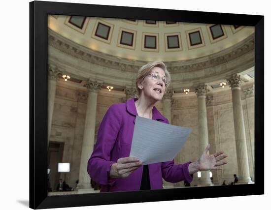 Senate Warren Breaking Rules-null-Framed Photographic Print