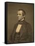 Senator Andrew Johnson, 1860-Science Source-Framed Stretched Canvas