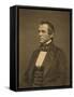 Senator Andrew Johnson, 1860-Science Source-Framed Stretched Canvas