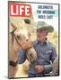 Senator Barry Goldwater with Horse, November 1, 1963-Leonard Mccombe-Mounted Photographic Print