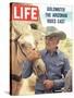 Senator Barry Goldwater with Horse, November 1, 1963-Leonard Mccombe-Stretched Canvas