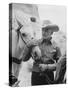 Senator Barry M. Goldwater, Riding His Horse is One of His Hobbies-Leonard Mccombe-Stretched Canvas