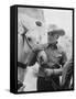 Senator Barry M. Goldwater, Riding His Horse is One of His Hobbies-Leonard Mccombe-Framed Stretched Canvas