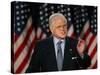 Senator Edward Kennedy Delivers Speech About the Effect of War in Iraq on America's Security-null-Stretched Canvas