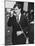 Senator Edward M. Kennedy Using the Phone-Leonard Mccombe-Mounted Photographic Print