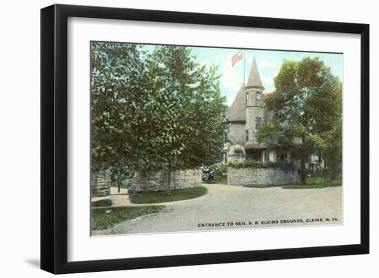 Senator Elkins Estate, Elkins, West Virginia-null-Framed Art Print
