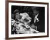 Senator John F. Kennedy and Bride Jacqueline Enjoying Dinner at Their Outdoor Wedding Celebration-Lisa Larsen-Framed Photographic Print