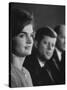 Senator John F. Kennedy and Wife Campaigning in Democratic Presidential Primaries-Stan Wayman-Stretched Canvas