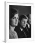 Senator John F. Kennedy and Wife Campaigning in Democratic Presidential Primaries-Stan Wayman-Framed Photographic Print