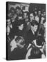 Senator John F. Kennedy and Wife Campaigning in Democratic Presidential Primaries-Stan Wayman-Stretched Canvas