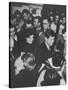 Senator John F. Kennedy and Wife Campaigning in Democratic Presidential Primaries-Stan Wayman-Stretched Canvas