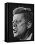 Senator John F. Kennedy During Campaign For Presidency-Paul Schutzer-Framed Stretched Canvas