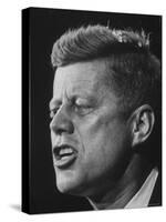 Senator John F. Kennedy During Campaign For Presidency-Paul Schutzer-Stretched Canvas