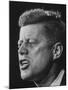 Senator John F. Kennedy During Campaign For Presidency-Paul Schutzer-Mounted Photographic Print