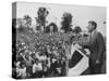 Senator John F. Kennedy During His Campaign For Presidency-Paul Schutzer-Stretched Canvas