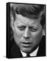 Senator John F. Kennedy During Press Conference at Gracie Mansion-Howard Sochurek-Framed Stretched Canvas