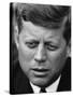 Senator John F. Kennedy During Press Conference at Gracie Mansion-Howard Sochurek-Stretched Canvas