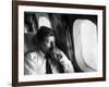 Senator John F. Kennedy on His Private Plane During His Presidential Campaign-Paul Schutzer-Framed Photographic Print