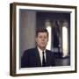 Senator John F. Kennedy Portrait, 1957-Hank Walker-Framed Premium Photographic Print