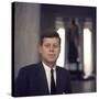 Senator John F. Kennedy Portrait, 1957-Hank Walker-Stretched Canvas