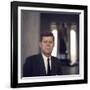 Senator John F. Kennedy Portrait, 1957-Hank Walker-Framed Photographic Print