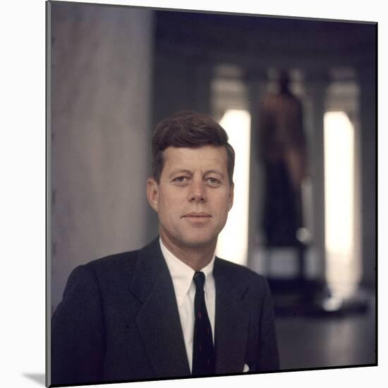 Senator John F. Kennedy Portrait, 1957-Hank Walker-Mounted Photographic Print