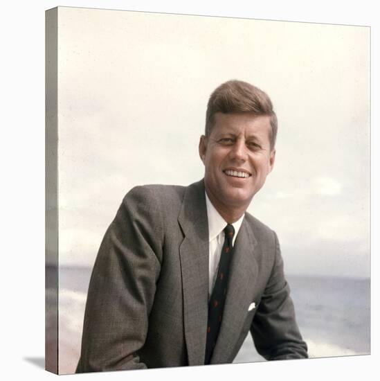 Senator John F. Kennedy Portrait, 1957-Hank Walker-Stretched Canvas