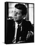 Senator John F. Kennedy, Posing For Picture-Hank Walker-Framed Stretched Canvas