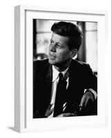 Senator John F. Kennedy, Posing For Picture-Hank Walker-Framed Photographic Print