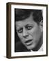 Senator John F. Kennedy Speaking During Press Conference at Gracie Mansion-Howard Sochurek-Framed Photographic Print