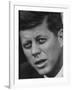 Senator John F. Kennedy Speaking During Press Conference at Gracie Mansion-Howard Sochurek-Framed Photographic Print