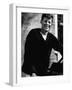 Senator John F. Kennedy, Standing Outside in a Sweater-Hank Walker-Framed Photographic Print