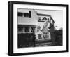 Senator John F. Kennedy with Wife Jackie and Daughter Caroline at Family Summer Home-Paul Schutzer-Framed Photographic Print