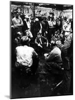 Senator John Kennedy Campaigning at Coal Mine-Hank Walker-Mounted Photographic Print