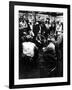 Senator John Kennedy Campaigning at Coal Mine-Hank Walker-Framed Photographic Print