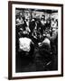 Senator John Kennedy Campaigning at Coal Mine-Hank Walker-Framed Photographic Print