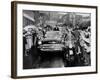 Senator John Kennedy Campaigning in Yonkers, New York, Oct. 16, 1960-null-Framed Photo