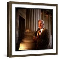 Senator John McCain at US Capitol-Ted Thai-Framed Photographic Print