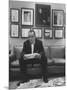 Senator Lyndon B. Johnson at the Time of the Senate Filibuster Concerning Civil Rights-Ed Clark-Mounted Photographic Print