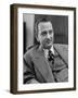 Senator Lyndon B. Johnson Sitting in His New Office-null-Framed Photographic Print