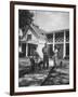 Senator Lyndon B. Johnson W. Family and Pets at Home on Ranch-null-Framed Photographic Print