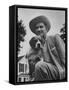 Senator Lyndon B. Johnson with Pet Called Little Beagle Jr. on His Ranch-Thomas D^ Mcavoy-Framed Stretched Canvas