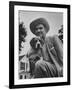 Senator Lyndon B. Johnson with Pet Called Little Beagle Jr. on His Ranch-Thomas D^ Mcavoy-Framed Photographic Print