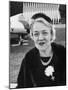 Senator Margaret Chase Smith on Grounds of Air Force Academy-Leonard Mccombe-Mounted Photographic Print