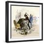 Senator Preston Brooks Assaulting Senator Charles Sumner During an Antislavery Debate, 1856-null-Framed Giclee Print