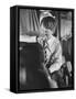 Senator Robert F. Kennedy Aboard Plane During Trip to Help Local Candidates-Bill Eppridge-Framed Stretched Canvas